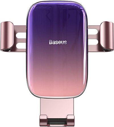 Baseus Glaze Gravity Pembe Araç Telefon Tutucu Teşhir