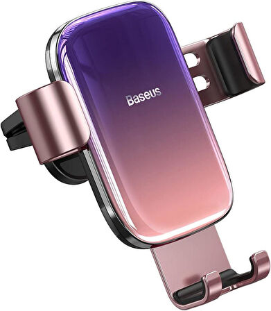 Baseus Glaze Gravity Pembe Araç Telefon Tutucu Teşhir