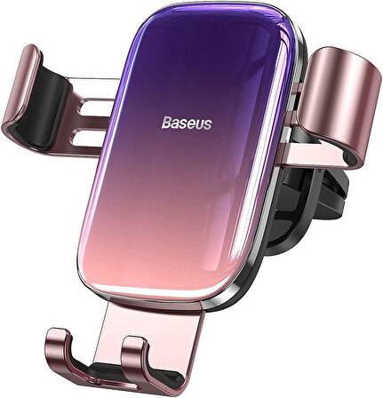 Baseus Glaze Gravity Pembe Araç Telefon Tutucu Teşhir
