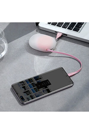 Lets Go Little Reunion Type-c Kablo Taşınabilir Seyahat Usb Kablo 1metre