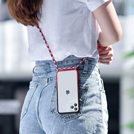 Baseus Element Crossbody iPh 11 Pro Max Kılıf Kırmızı