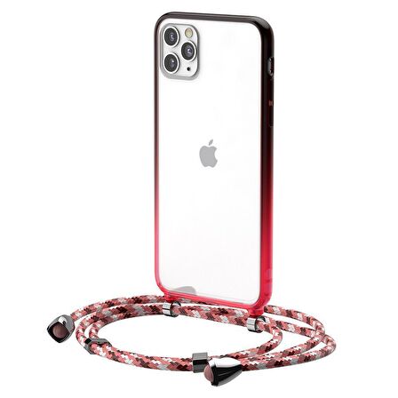 Baseus Element Crossbody iPh 11 Pro Max Kılıf Kırmızı