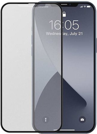 Baseus 0.25Mm İphone 12 Mini 5.4 3D Full Kırılmaz Cam Ekran Koruyucu 2Adet-(5775) - Outlet
