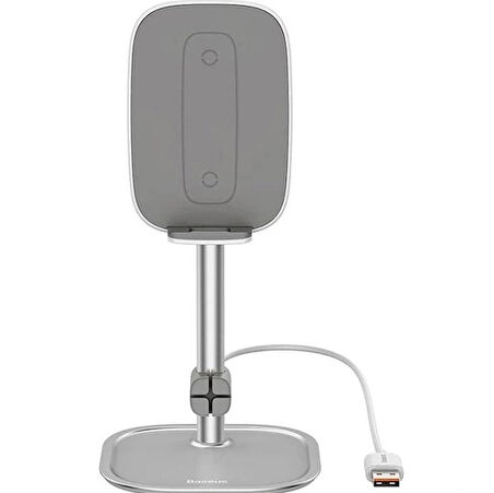 Baseus Literary 15W Kablosuz Şarj Masaüstü Telefon Tutucu Stand Wireless Şarj