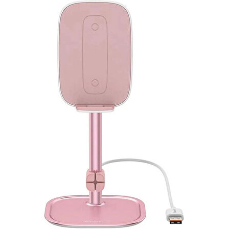 Baseus Literary 15W Kablosuz Şarj Masaüstü Telefon Tutucu Stand Wireless Şarj