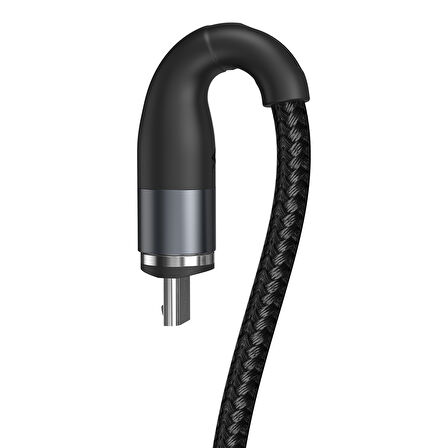 Baseus Zinc Magnetic 2.1A 100 cm Micro USB Kablo Siyah