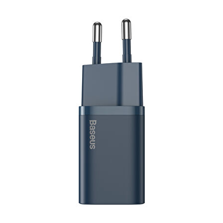 Baseus Super Si Type-C 20 Watt Hızlı Şarj Aleti Mavi