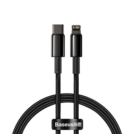 Baseus Tungsten Gold Type-C to iP PD 20W 1 Metre Fast Charging Data Cable 