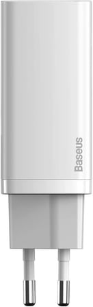 Baseus Gan 2 Lite 65 W Beyaz Hızlı Şarj Adaptörü - Teşhir