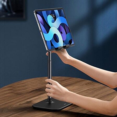 Baseus Masaüstü Tablet Standı Adjustable Tablet Desk Stand Teleskopik SİYAH