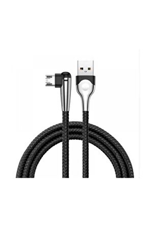 Baseus Sharp Bird 2A Micro USB 2 Metre Şarj Kablosu Siyah