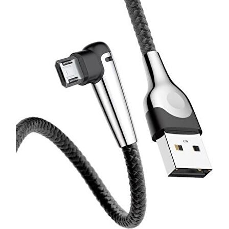 Baseus Sharp Bird 2A Micro USB 2 Metre Şarj Kablosu Siyah