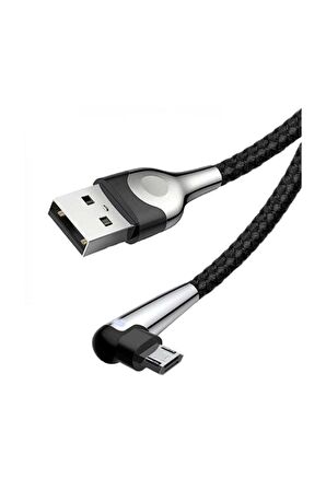 Baseus Sharp Bird 2A Micro USB 2 Metre Şarj Kablosu Siyah