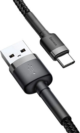 Baseus Cafule Hızlı Şarj USB Kablo Type-C 2A 2m 