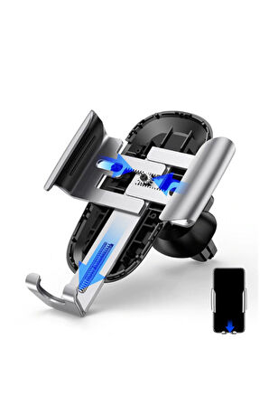 Suyl-wl0 Future Gravity Metal Araç Telefon Tutucu-gümüş