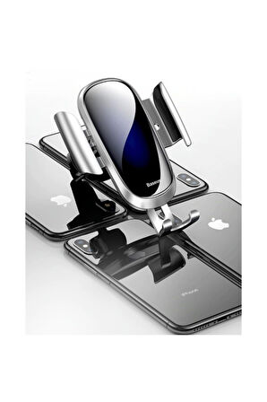 Suyl-wl0 Future Gravity Metal Araç Telefon Tutucu-gümüş