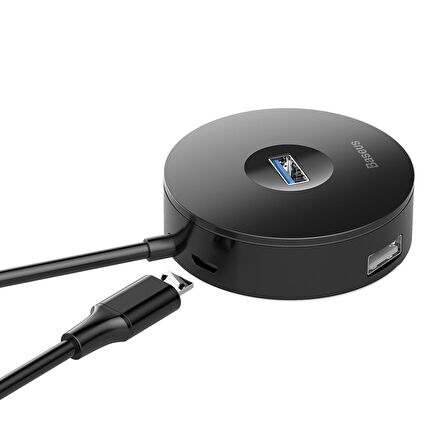 Baseus Round Box USB Hub Siyah