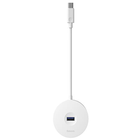Baseus Round Box Type-C Hub Beyaz
