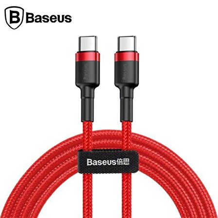 Baseus Cafule 3A Type-C 1 Metre Şarj Kablosu Siyah