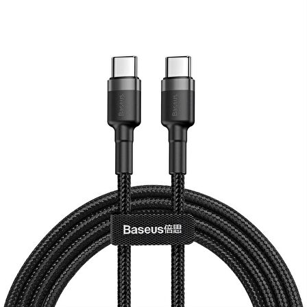 Baseus Cafule TypeC Pd2.0 60W Qc3.0 Data Şarj Kablo 2mt CATKLF-HG1