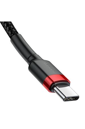 Cafule Series PD2.060W Hızlı Şarj Destekli 20V 3A Type-C Şarj ve Data Aktarım Kablosu 2 Metre Gray