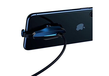 Baseus 2.4A Colorful Lightning Oyuncu USB Şarj Data Kablosu 1.2 mt