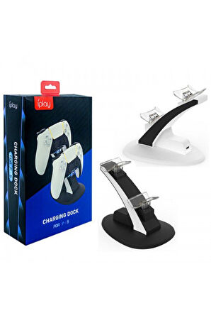 İPlay PS5 Dualsense Joystick Dual Çiftli Hızlı Şarj Standı Dock