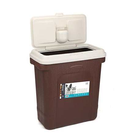 M-Pets Container Mama Saklama Kovası 20,5 Kg Kahverengi 