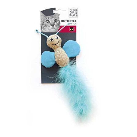 M-Pets Butterfly Kedi Oyuncağı 25x10x2 Cm