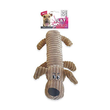 M-Pets Charly Peluş Köpek Oyuncağı Kahverengi 32x17x9 Cm 