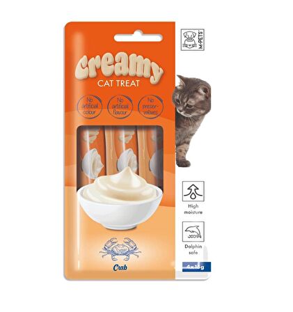 M-PETS Yengeçli Sıvı Kedi Ödül Maması 15gr (4'lü paket)