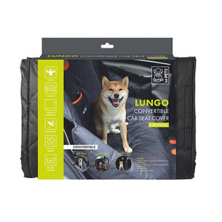 Lungo Köpekler İçin Araç Koruma Örtüsü Siyah 152x59 Cm