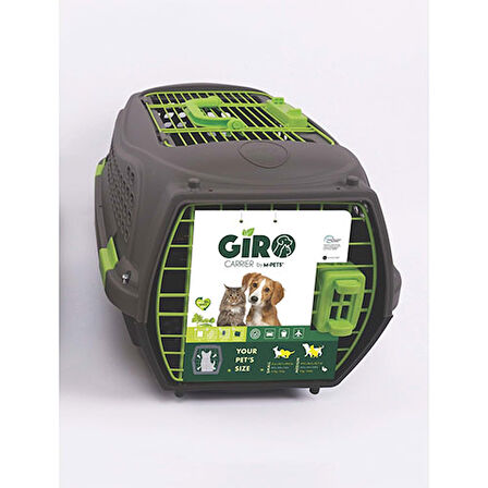 M-Pets Eco Giro Carrier Köpek Taşıma Çantası Siyah 51,6x32,7x29,6 Cm 