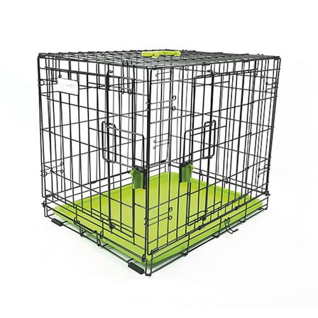 M-Pets Voyager 2 Kapılı Köpek Kafesi XLarge Yeşil 106x71x76 Cm 