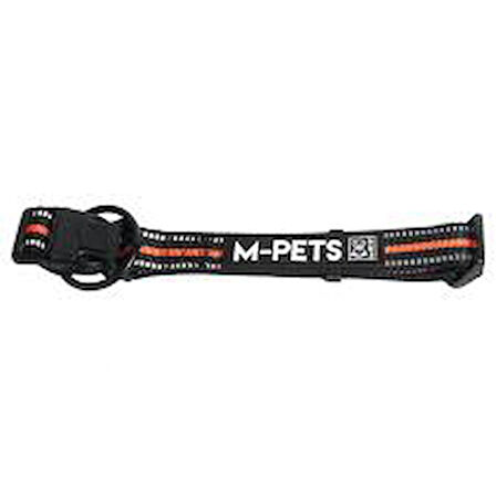 M-Pets Hiking S Kilit Mekanizmalı, Reflektörlü Boyun Tasması (Boyun 25 - 40 cm)