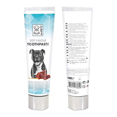M-Pets Biftek Aromalı Köpek Diş Macunu 100 Gr
