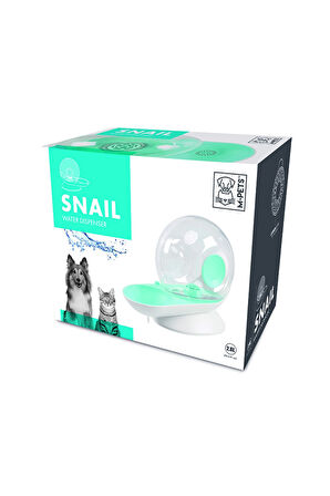 M-PETS Snaıl Hazneli Su Kabı Blue 2800ml