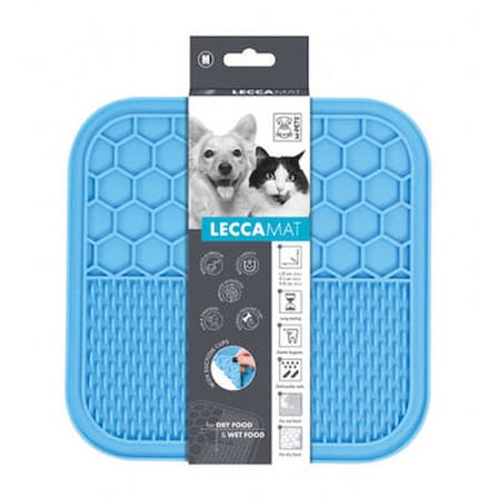 Lecca Kedi ve Köpekler İçin Yavaş Beslenme Ödül Matı Medium Mavi 21x21 Cm