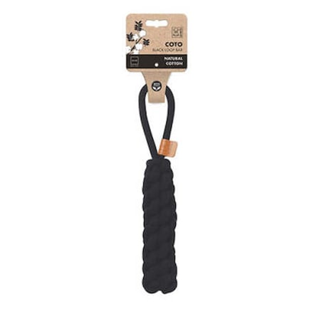 Örgü Köpek Oyuncağı Siyah 34 Cm