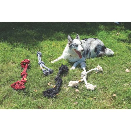 m-pets coto grey cross 60cm örgü oyuncak
