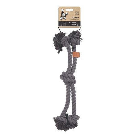 m-pets coto grey cross 60cm örgü oyuncak