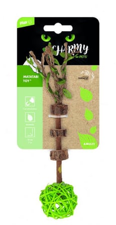M-PETS CHARMY AMULET MATATABİ KEDİ OYUNCAĞI GREEN