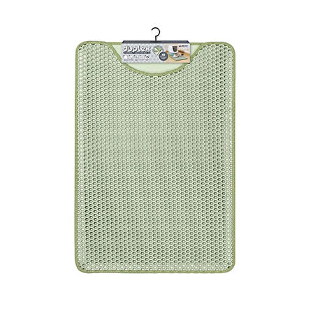 M-Pets Duplex Elekli Kedi Kumu Paspası Yeşil 45x65 Cm 
