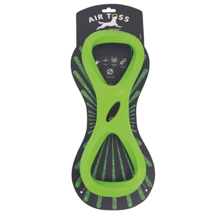 M-PETS AIR TOSS TWİST DAYANIKLI SUDA YÜZEN KÖPEK OYUNCAĞI GREEN