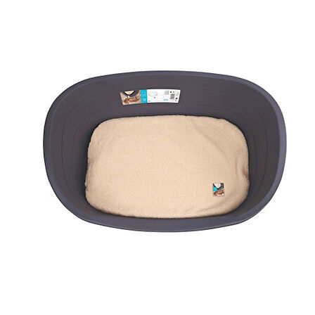 M-Pets Java Plastik Minderli Köpek Yatağı XLarge 100x72x30 Cm 