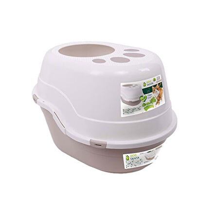 M-Pets Eco Tanta Kapalı Kedi Tuvaleti Kum Beji 63x49x42 Cm 