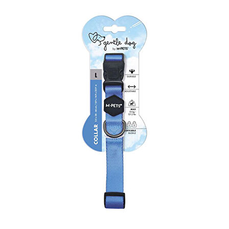 M-Pets Gentle Köpek Boyun Tasması Mavi Large 38-66 Cm 