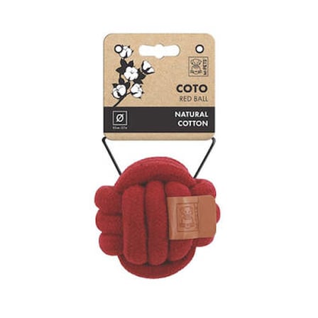 Red Ball Örgü Top Köpek Oyuncağı 9,5 Cm