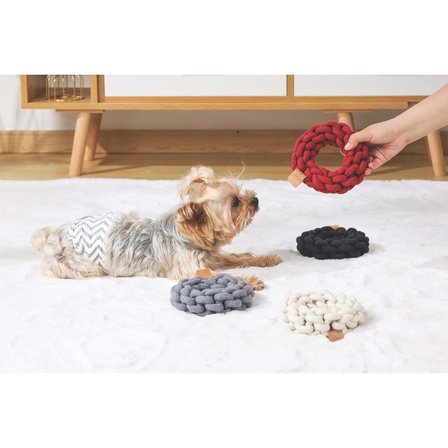 M-Pets Coto Red Ring 13Cm Örgü Halka Oyuncak