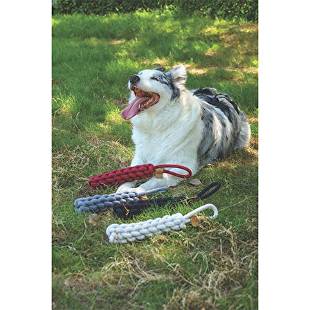 M-Pets Örgü Köpek Oyuncağı Kırmızı 34 Cm 